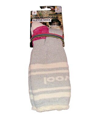 SmartWool Maximum Cushion Tall Crew Unisex Slipper Socks Men's Large Medium Gray
